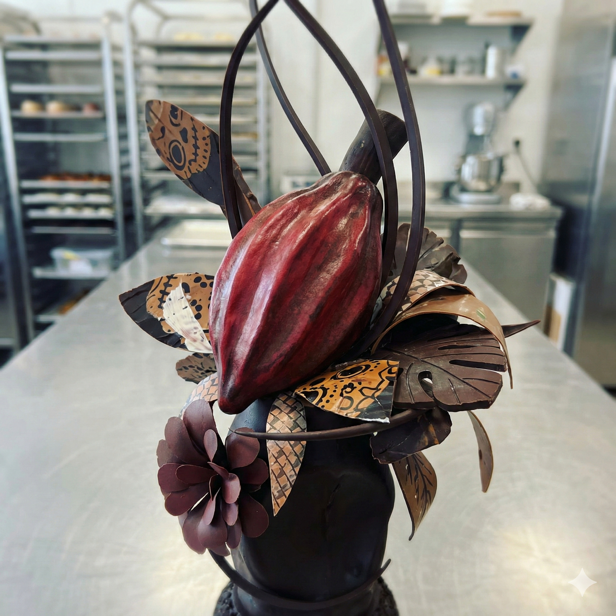 Esculturas de chocolate, mazapan, etc.